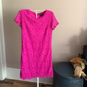 Laundry by Shelli Segal rough hem lace dress. Worn about 5x
